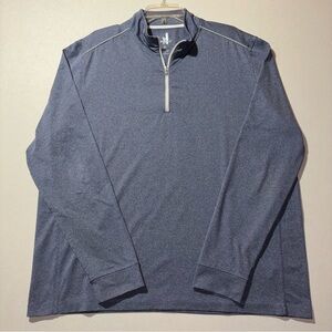 Title 223:

Johnnie-O Quarter Zip Pullover Blue XL Golf Performance